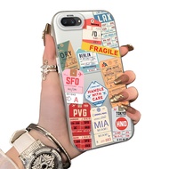 Plating Metal IMD Case For OPPO A3S A12E Phone Cases Casing Solid Color Silicone Cover 7105 CY