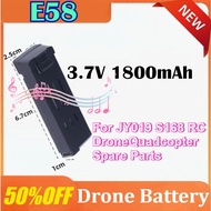 3.7V 1800mAh Battery For E58 S168 JY019 RC Drone Quadcopter Spare Parts 3.7V Lipo Battery For RC Rec