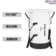 【現貨免運】戶外摺疊溯溪漂流遊泳pvc防水包 高頻焊接卷口背包