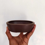 CERAMIC OVAL POT p 14 x l 9.5 x t 4