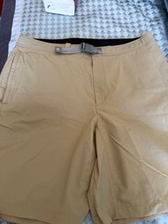 Montbell 戶外短褲 卡其色 女裝 XL碼
