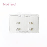 crazysusliki Motta Silver Earring Set เซตต่างหูเงินแท้ โบว์สุดคิ้วท์