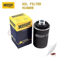 Hengst - Engine Oil Filter - Oil Filter H14W30 for Audi A3,4,5,6,8