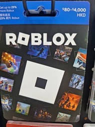 Roblox 禮品卡 HKD150（意思是卡是150，售價120）