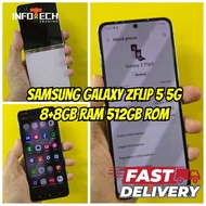 Telefon Pintar 100％ Original Premium Used Second Hand Samsung Galaxy Zfold z Fold Flip Zflip 3 4 5 5