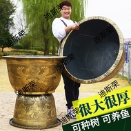 Flower Pot Ceramic Pot Extra Large Plastic Resin Imitation Zisha Garden Planting Tree Iron Tree Frui