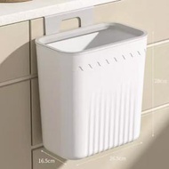 文記 - 壁掛式廚房垃圾桶（无盖款白色）（尺寸：26*6.5*29cm）#M257016093