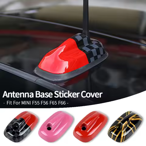 Car Antenna Base Decoration Case Cover Sticker For Mini Cooper F55 F56 F65 F66 Auto Exterior Shell F