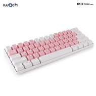 IWACHI คีย์บอร์ด ไร้สาย IK-3 มี61ปุ่ม Keyboard Blue-switch สามารถกดปุ่มพร้อมกันได้ทั้งแป้น คอมพิวเตอ