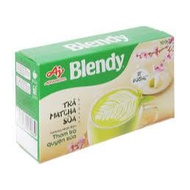 Combo of 3 boxes of Blendy low-sugar matcha milk tea 170g (10 packs x 17g)