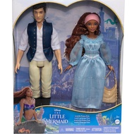 Disney The Little Mermaid Ariel & Prince Eric Dolls HLX14 ตุ๊กตาแอเรียลและเจ้าชายอีริค ของแท้
