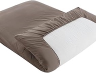 Kumori One-Touch Sheet, Single, Mattress Cover, Washed, Peach Skin Treatment, Single, 41.3 x 84.6 in