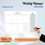 CUSTOM ACRYLIC FRIDGE MAGNET MONTHLY PLANNER CUSTOM ACRYLIC SCHEDULE BOARD/ CUSTOM ACRYLIC/