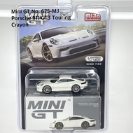 Mini GT No. 675-MJ Porsche 911 GT3 Touring- Crayon/blister package Mini GT Porsche