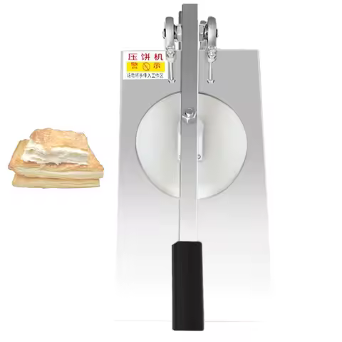 Manual Pizza Doughpress Machine 20Cm Pizza Dough Flattening Press Dough Roller Sheeter Chapati Press