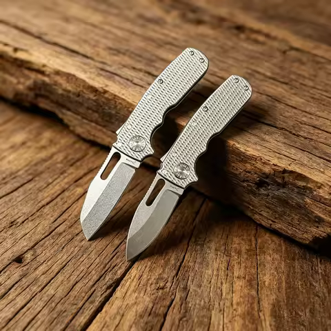 Cold ECD Steel Titanium alloy AD 20 folding knife Outdoor camping hunting pocket EDC tool AD20 knife