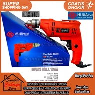MESIN MATA HUJIA TOOL DRILL MACHINE 10 MM HB-2110 IRON WOOD WALL SCREW SCREWDRIVER BOLT TOOLS HAND D