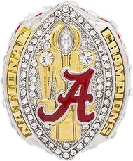 Champion Ring, 2021 Rugby Alabama University Red Tide Champion Ring with Champion Ring Box for Red T