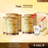 Nue Collagen 4 กป. + ฟรี Nue Collagen 2 กป. แก้วกาแฟ 1 ใบ Mask Nue 3 แผ่น - มัลติคอลลาเจน เกรดพรีเม