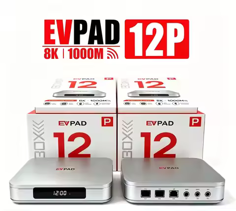 [Genuine] Official Store Latest EVPAD 12P 4G 64GB Smart TV Box Set Top Box Popular in Asia Korea Jap