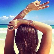 歐美 SWAG TATOO 金屬紋身貼紙 現貨 不用等