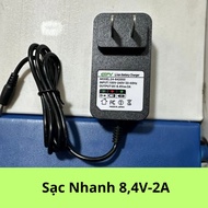 Sạc Pin Áo Quạt Điều Hòa Cao Cấp DC 8.4V/2A Phiên Bản Nâng Cấp Chất Lượng(phụ Kiện Rời)