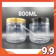 800ML Plastic Containers / Balang Kuih Raya / Kuih Raya / Bekas Plastik