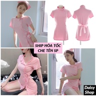 Sexy pink nurse Cosplay - sexy nurse costume nightgown