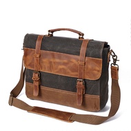 ARCTIC HUNTER Mens shoulder bag crossbody bag messenger bag canvas shoulder satchel briefcase laptop