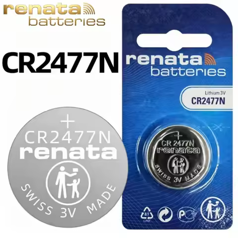 30pcs 100% Brand New Renata 2477 CR2477N CR 2477N 3V Lithium Battery Car Remote Control Battery High