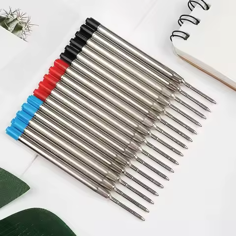 5/10/15pcs L:3.9 in Ballpoint Pen Refills for Parker Pens Medium Point Blue Red Black Ink Rods for W
