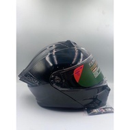 MHR Helmet Fullface Flip-Up GTZ Solid Black