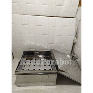 klakat stainless kotak 1S 35 - panci kukus kotak - kukusan dimsum