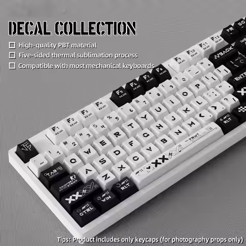 132 Keys Print Stream Mechanical Keyboard Keycaps ISO Enter Cherry Profile PBT Keycap For Mx Switch 