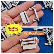 Socket Header Connector IDC 16pin running text pin brass original