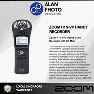 Zoom H1n-VP Portable Handy Recorder with Windscreen, AC Adapter, USB Cable &amp; Case
