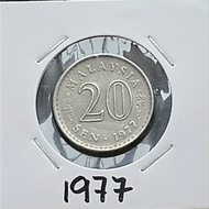( Syiling ) 20 Sen 1977 /  Malaysia Parliament House