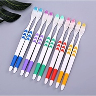 (Pack Of 10) Toothbrush Soft Bristles Removes Dirt Suitable For Adults Z490-E