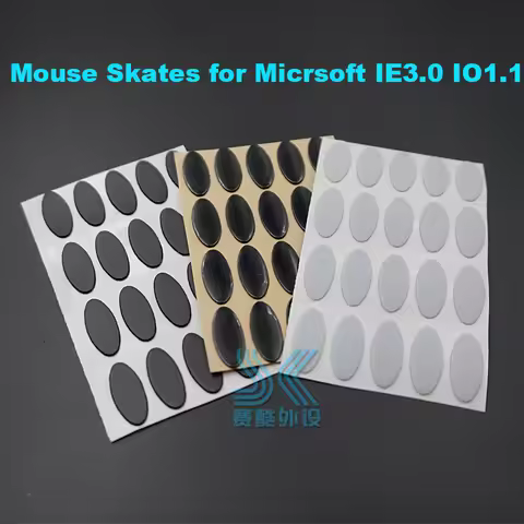 1PCS 3M Mouse Skates for Microsoft IE3.0 IO1.1 IE IO 1.0 0.6MM Thickness Gaming Mouse Feet replaceme