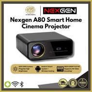 NexGen A80 Projector Android 11 with Dual WIFi Band Auto Focus and Keystone INLAB