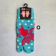 足袋襪 兩指襪-O水玉金魚-日本和心WAGOKORO品牌