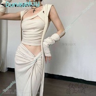 Yy 2024New Summer Goddess Cosplay Dress Aesthetics Dune Woman Hooded Fancy Roleplay Halloween