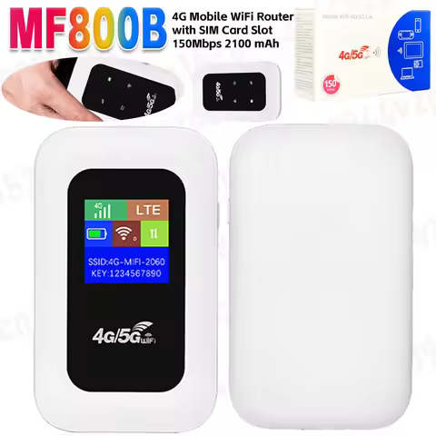 Benton WiFI 4G LTE Router Portable Unlock 4G Wireless Router SIM Card Slot Mini Outdoor Hotspot 150M