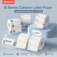 NIIMBOT B21/B3S/B203 Label Paper Name Sticker Waterproof Classified Storage Color Sticker for Niimbo