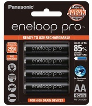 Panasonic eneloop pro “AA” 環保充電池 4 粒咭裝