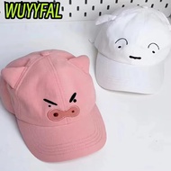 WUYYFAL Crayon Shin-chan Cap, Sun Protection Cartoon Children's Sunhat, Versatile Soft Top Peaked Ca