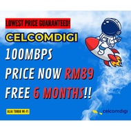 CELCOM DIGI WIFI FIBRE INTERNET 2024 BEST PROMO, HIGH SPEED, UNLIMITED DATA WITH FREE GIFT