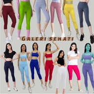 WHOLESALE LEGGING PANTS 7/8 premium stretch spandex bagan Legging Seluar Wanita Legging Woman Plus S