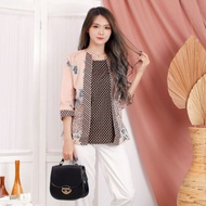 AW 109 BP - Women's Batik Blouse / Modern Batik Blouse