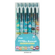 Pentel Energel Kawaii 0.5mm Pixel Art Style Series (BLN75KW6-6S2)